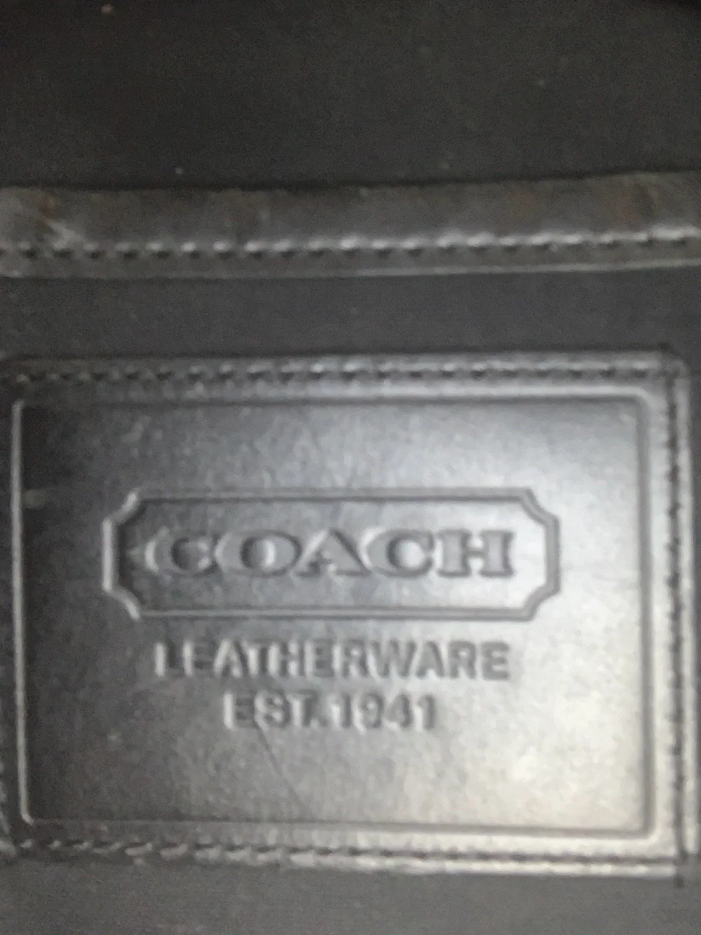 Coach Black Leather Duffel Bag for Men